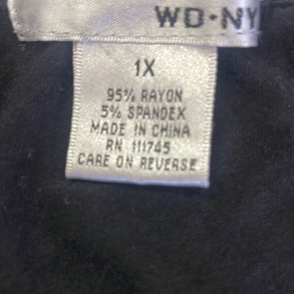 WD-NY Tie Dye Dress Knit Size 1X - Picture 5 of 6